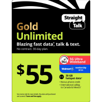 Straight Talk $55 Gold Unlimited Plan Straight Talk $55 Gold Unlimited Plan
