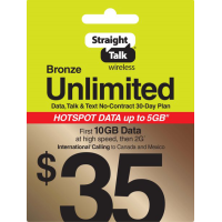 Straight Talk $35 Refill Bronze Prepaid Plan 